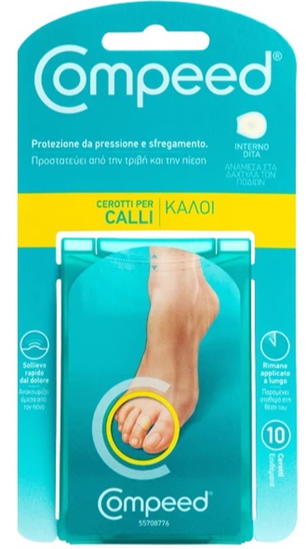 COMPEED CEROTTI PER CALLI INTERNO DITA 10 PEZZI - Dolomiti e Natura