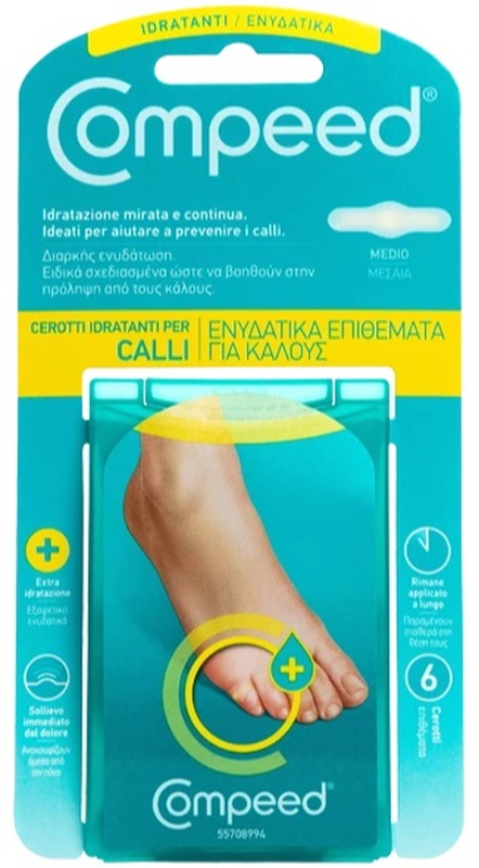 COMPEED CEROTTI PER CALLI IDRATANTI 6 PEZZI - Dolomiti e Natura