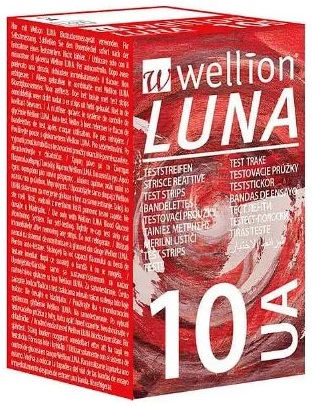 WELLION STRISCE PER LA DETERMINAZIONE DELL'ACIDO URICO 10 PEZZI - Dolomiti e Natura