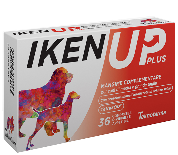 IKEN UP PLUS CANI MEDIA GRANDE TAGLIA SCATOLA 36 COMPRESSE - Dolomiti e Natura