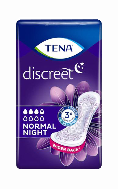 ASSORBENTE TENA DISCREET NORMAL NIGHT 10 PEZZI - Dolomiti e Natura