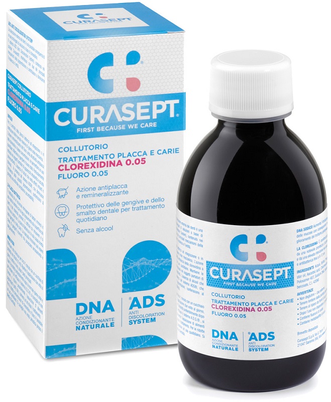 CURASEPT COLLUTORIO 0,05 ADS + DNA 200 ML - Dolomiti e Natura