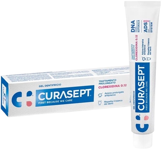 CURASEPT DENTIFRICIO 0,12 75 ML ADS+DNA - Dolomiti e Natura