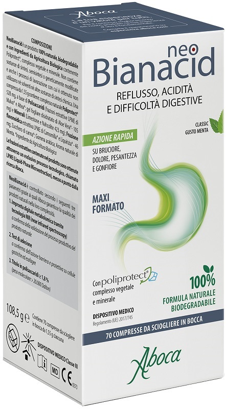 Aboca NeoBianacid 70 Compresse Masticabili - Dolomiti e Natura