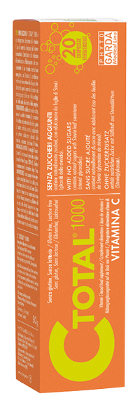 C TOTAL 1000 VITAMINA C 20 COMPRESSE EFFERVESCENTI - Dolomiti e Natura