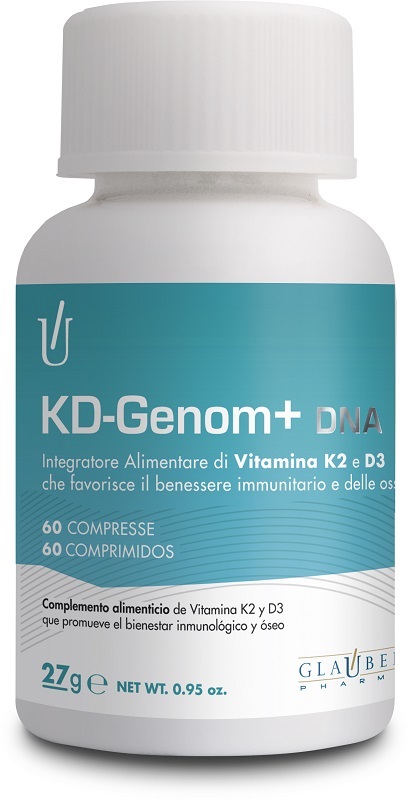 GLAUBER PHARMA KD-GENOM+ DNA 60 COMPRESSE - Dolomiti e Natura