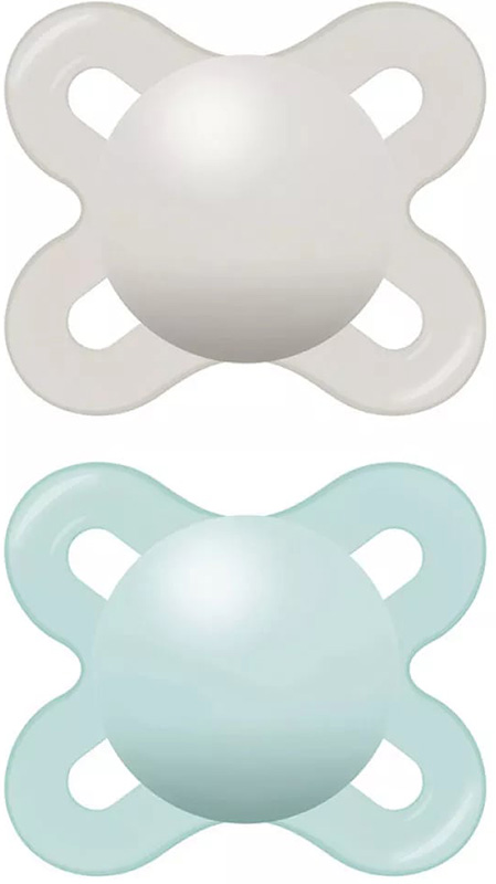MAM SUCCHIETTO ORIGINAL START 0-2 MESI SILICONE NEUTRO 2 PEZZI - Dolomiti e Natura