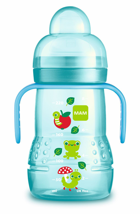 MAM TRAINER 220 ML 4+ BECCUCCIO SOFT SILICONE NEUTRO - Dolomiti e Natura