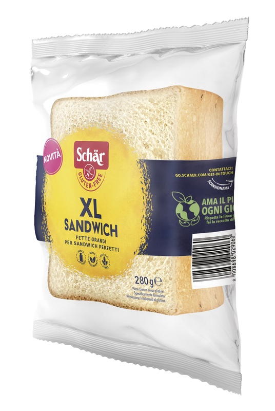 SCHAR XL SANDWICH PANE BIANCO SENZA LATTOSIO 280 G - Dolomiti e Natura