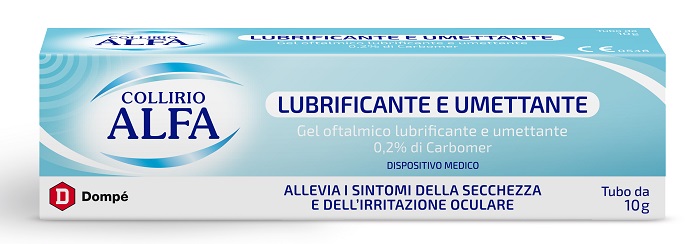 COLLIRIO ALFA LUBRIFICANTE E UMETTANTE GEL 10 ML - Dolomiti e Natura