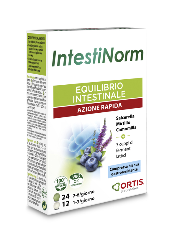IntestiNorm Equilibrio Intestinale 36 Compresse - Dolomiti e Natura
