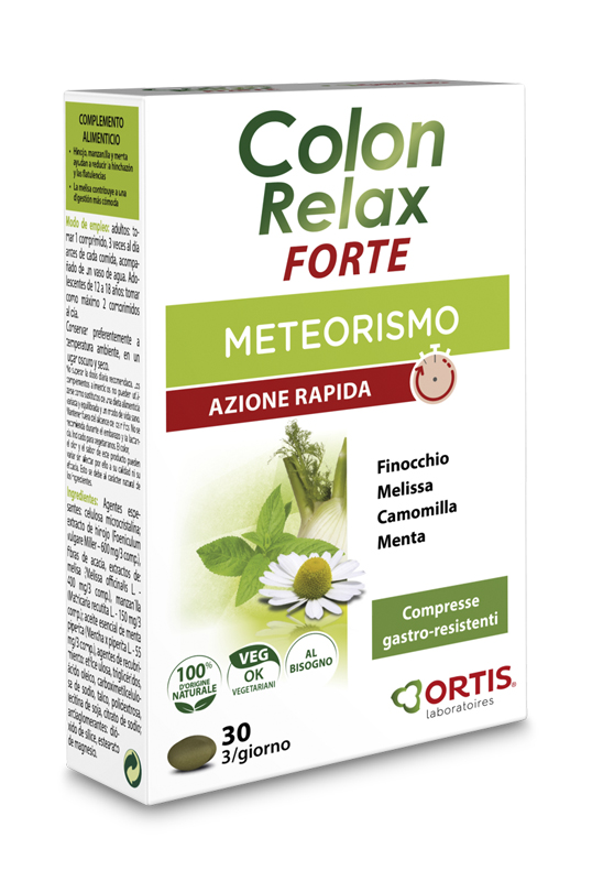 Colon Relax Forte Meteorismo 30 Compresse - Dolomiti e Natura