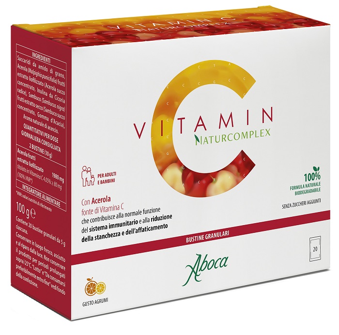 Aboca Vitamin C NaturComplex 20 Bustine - Dolomiti e Natura