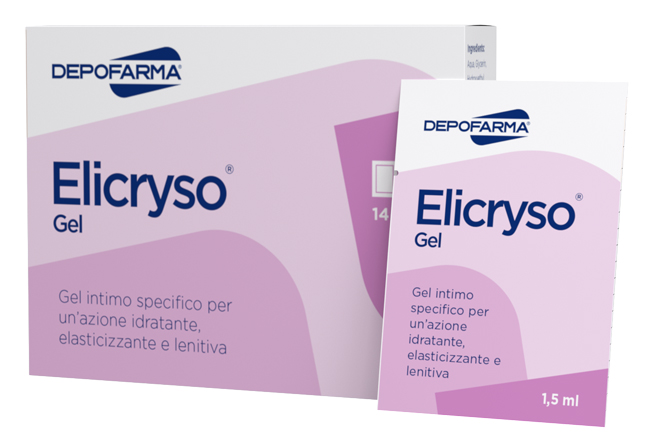 ELICRYSO GEL INTIMO IDRATANTE ELASTICIZZANTE E LENITIVO 14 BUSTINE DA 1,5 ML - Dolomiti e Natura