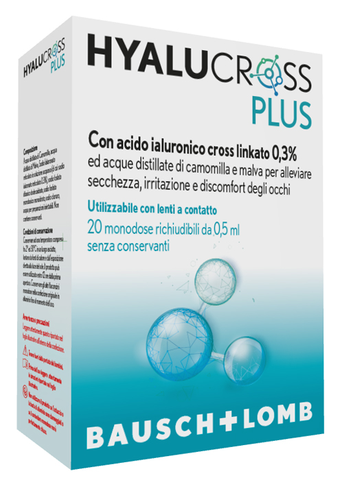 HYALUCROSS PLUS 20 FLACONCINI MONODOSE DA 0,5 ML - Dolomiti e Natura