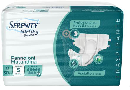 PANNOLONE MUTANDINA SERENITY SD SENSITIVE SUPER L 15 PEZZI - Dolomiti e Natura