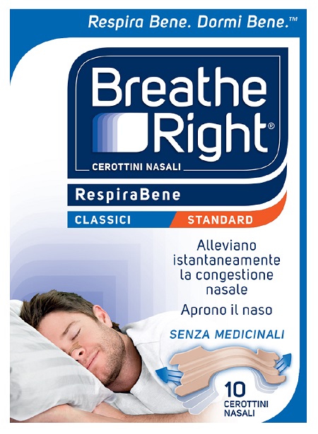 CEROTTI NASALI BREATHE RIGHT NARHINEL 10 PEZZI - Dolomiti e Natura