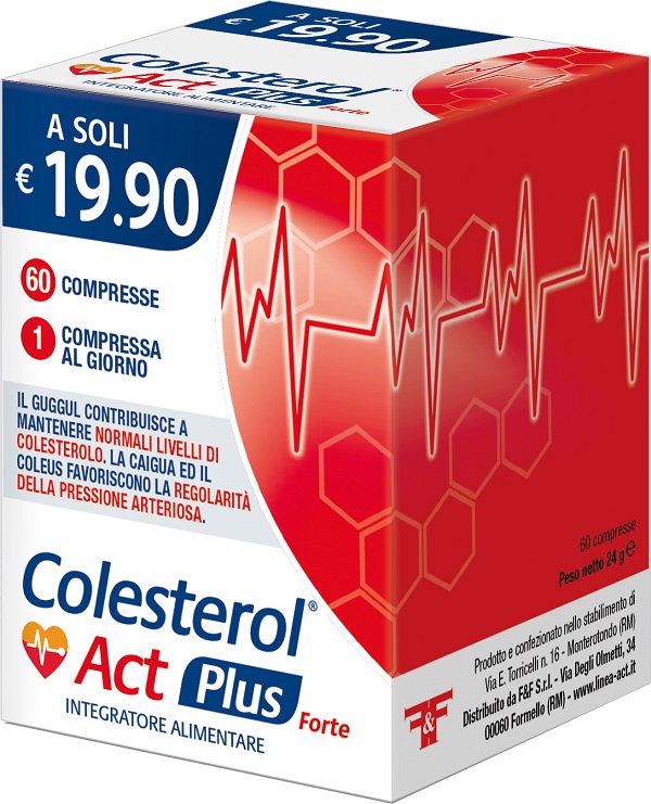 COLESTEROL ACT PLUS FORTE 60 COMPRESSE - Dolomiti e Natura