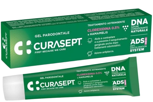 CURASEPT GEL PARODONTALE ADS DNA TRATTAMENTO ASTRINGENTE 30 ML - Dolomiti e Natura
