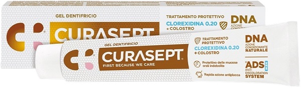 CURASEPT GEL DENTIFRICIO ADS DNA TRATTAMENTO PROTETTIVO 75 ML - Dolomiti e Natura