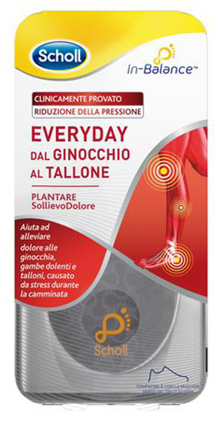 PLANTARE SOLLIEVO DOLORE DA GINOCCHIO A TALLONE SCHOLL IN BALANCE EVERYDAY M - Dolomiti e Natura