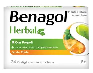 BENAGOL HERBAL MIELE 24 PASTIGLIE - Dolomiti e Natura