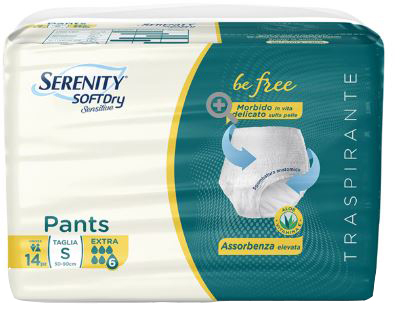 SERENITY PANTS SD SENSITIVE BE FREE SUPER TAGLIA S 14 PEZZI - Dolomiti e Natura