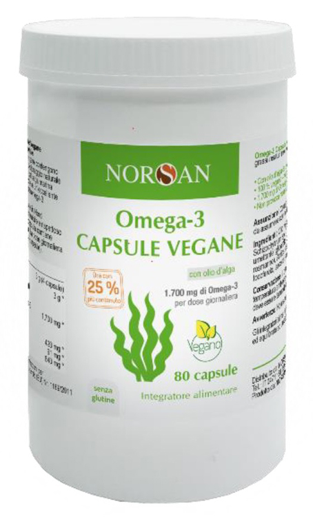 NORSAN OMEGA 3 VEGANO 80 CAPSULE - Dolomiti e Natura