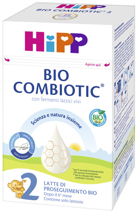 HIPP LATTE 2 COMBIOTIC 600 G BIO - Dolomiti e Natura