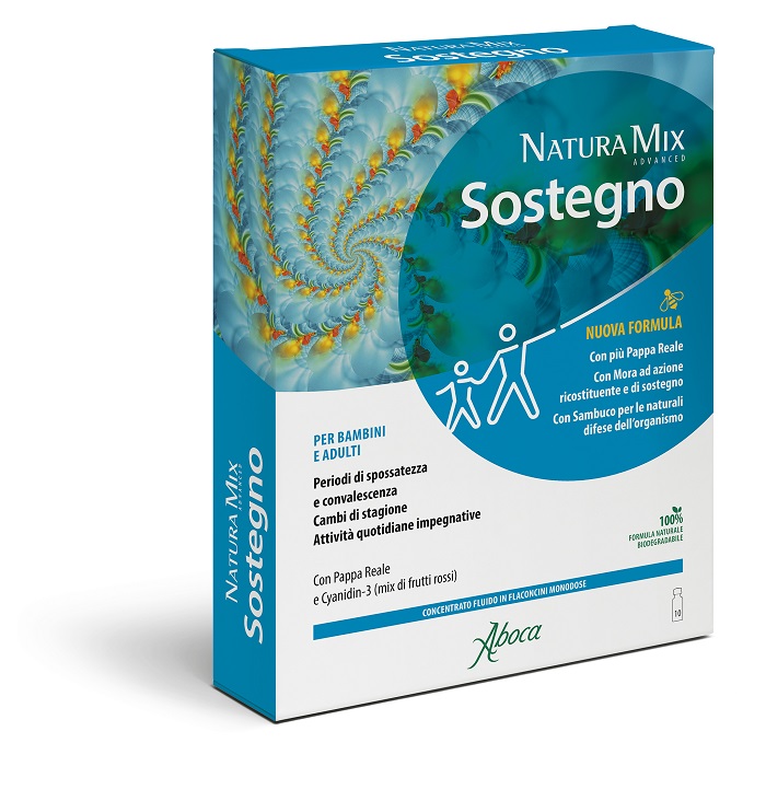 NATURA MIX ADVANCED SOSTEGNO 10 FLACONCINI DA 15 ML - Dolomiti e Natura