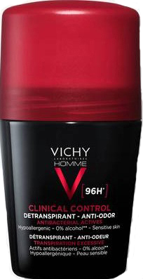 VICHY HOMME DEODORANTE CLINICAL CONTROL 96H ROLL 50 ML - Dolomiti e Natura