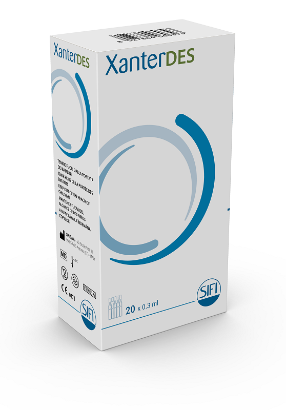 XANTERDES SOLUZIONE OFTALMICA 20 FLACONCINI MONODOSE DA 0,3 ML - Dolomiti e Natura