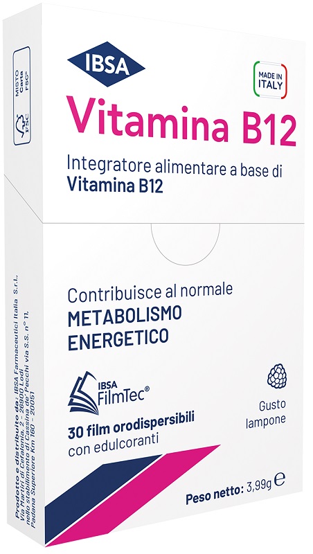 VITAMINA B12 IBSA 30 FILM ORALI - Dolomiti e Natura