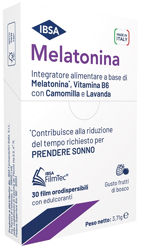 MELATONINA IBSA 30 FILM ORALI - Dolomiti e Natura