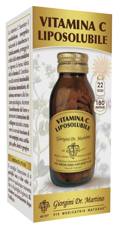 VITAMINA C LIPOSOLUBILE 180 PASTIGLIE - Dolomiti e Natura