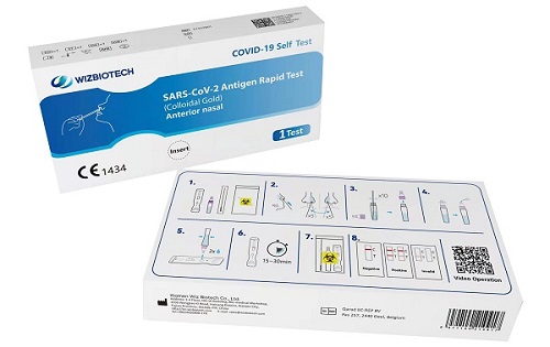 TEST ANTIGENICO RAPIDO COVID-19 AUTODIAGNOSTICO DETERMINAZIONE QUALITATIVA ANTIGENI SARS-COV-2 IN TAMPONI NASALI MEDIANTE IMMUNOCROMATOGRAFIA - Dolomiti e Natura