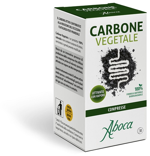 CARBONE VEGETALE 30 COMPRESSE - Dolomiti e Natura