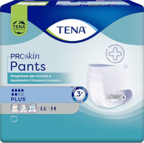 PANNOLONE PER INCONTINENZA TENA PANTS PLUS EXTRALARGE 12 PEZZI - Dolomiti e Natura