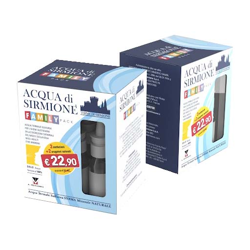 ACQUA DI SIRMIONE FAMILY PACK 12 FLACONCINI DA 15 ML - Dolomiti e Natura