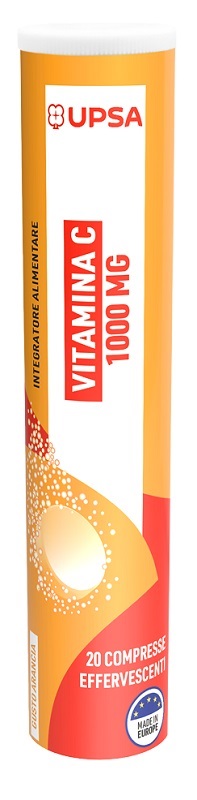 UPSA VITALITY VITAMINA C 1000 MG 20 COMPRESSE EFFERVESCENTI - Dolomiti e Natura