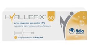 SIRINGA INTRA-ARTICOLARE HYALUBRIX 60 ACIDO IALURONICO 1,5% 60 MG 4 ML - Dolomiti e Natura