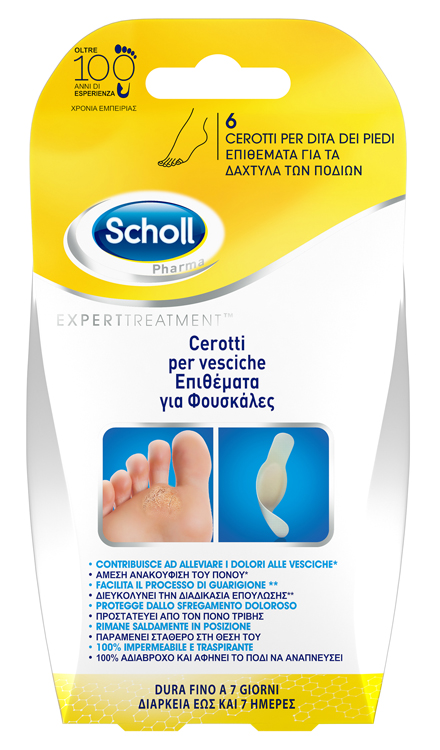 CEROTTO SCHOLL VESCICA DITA PIEDE 6 PEZZI - Dolomiti e Natura