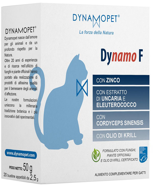 DYNAMO F GATTI 20 BUSTINE APPETIBILI DA 2,5 G - Dolomiti e Natura