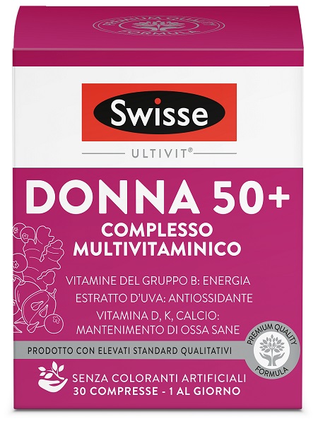 SWISSE MULTIVITAMINICO DONNA 50+ 30 COMPRESSE - Dolomiti e Natura