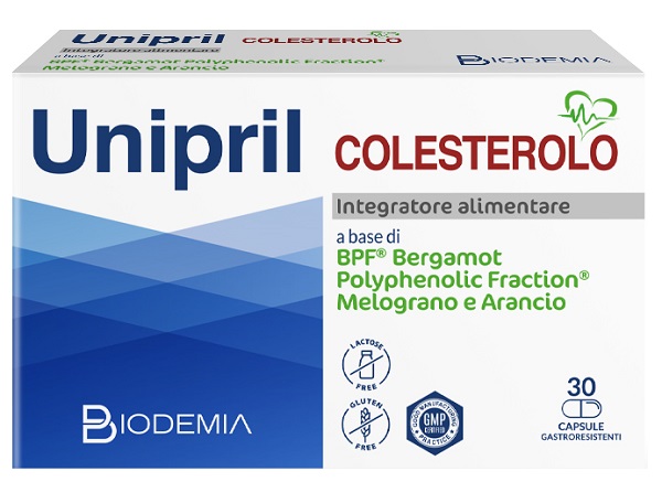 UNIPRIL COLESTEROLO 30 CAPSULE GASTRORESISTENTI (Scad. 12/2025) - Dolomiti e Natura