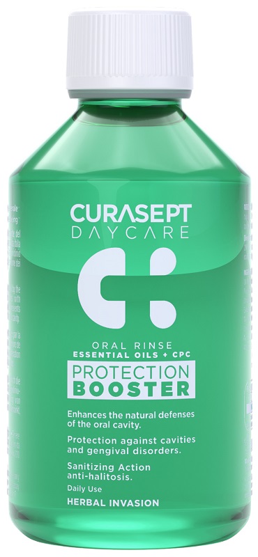 CURASEPT DAYCARE COLLUTORIO PROTECTION BOOSTER HERBAL INVASION 500 ML - Dolomiti e Natura