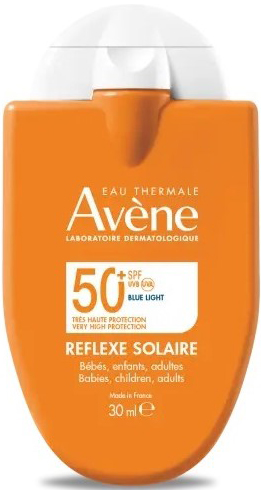 EAU THERMALE AVENE REFLEXE SOLAIRE SPF50+ BEBE BAMBINI ADULTO 30 ML - Dolomiti e Natura