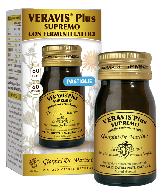 VERAVIS PLUS SUPREMO 60 PASTIGLIE FERMENTI LATTICI - Dolomiti e Natura