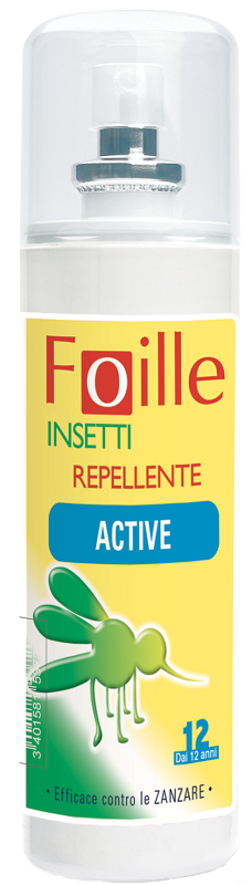 FOILLE INSETTI REPELLENTE ACTIVE 100 ML - Dolomiti e Natura