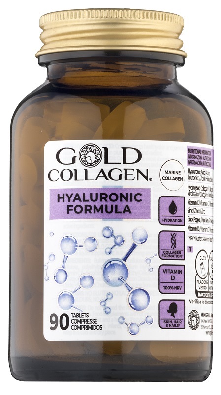 GOLD COLLAGEN HYALURONIC 90 COMPRESSE - Dolomiti e Natura